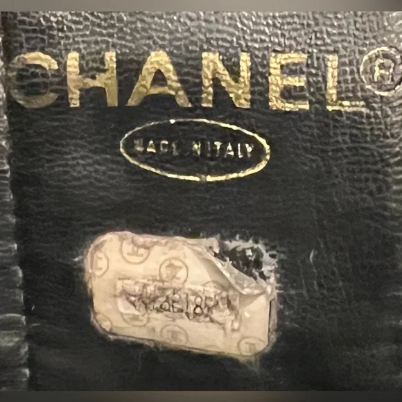 ‼️SOLD‼️ Chanel Vintage CC Timeless Caviar Vanity Cosmetic Makeup Case Black - Picture 15 of 16